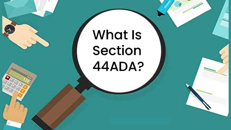 What Is Section 44ada Best Sharda Associates 2024   What Is Section 44ADA 768x432 