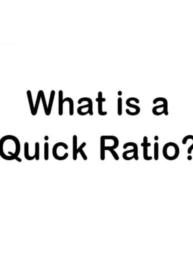 Read more about the article What is Quick Ratio?