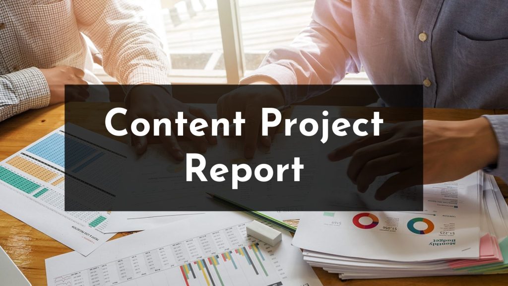 Content Of Project Report