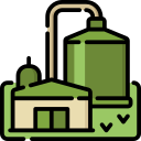 Biogas-plant-icon