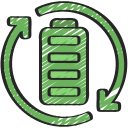 Battery-recycling-icon