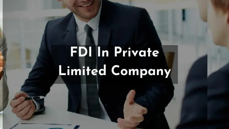 FDI In Private Limited Company
