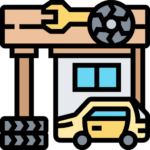 Commercial-vehicle-repair-shop-icon