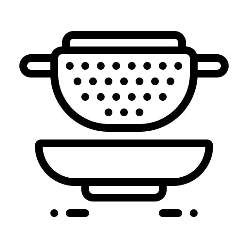 Pasta-strainer-icon