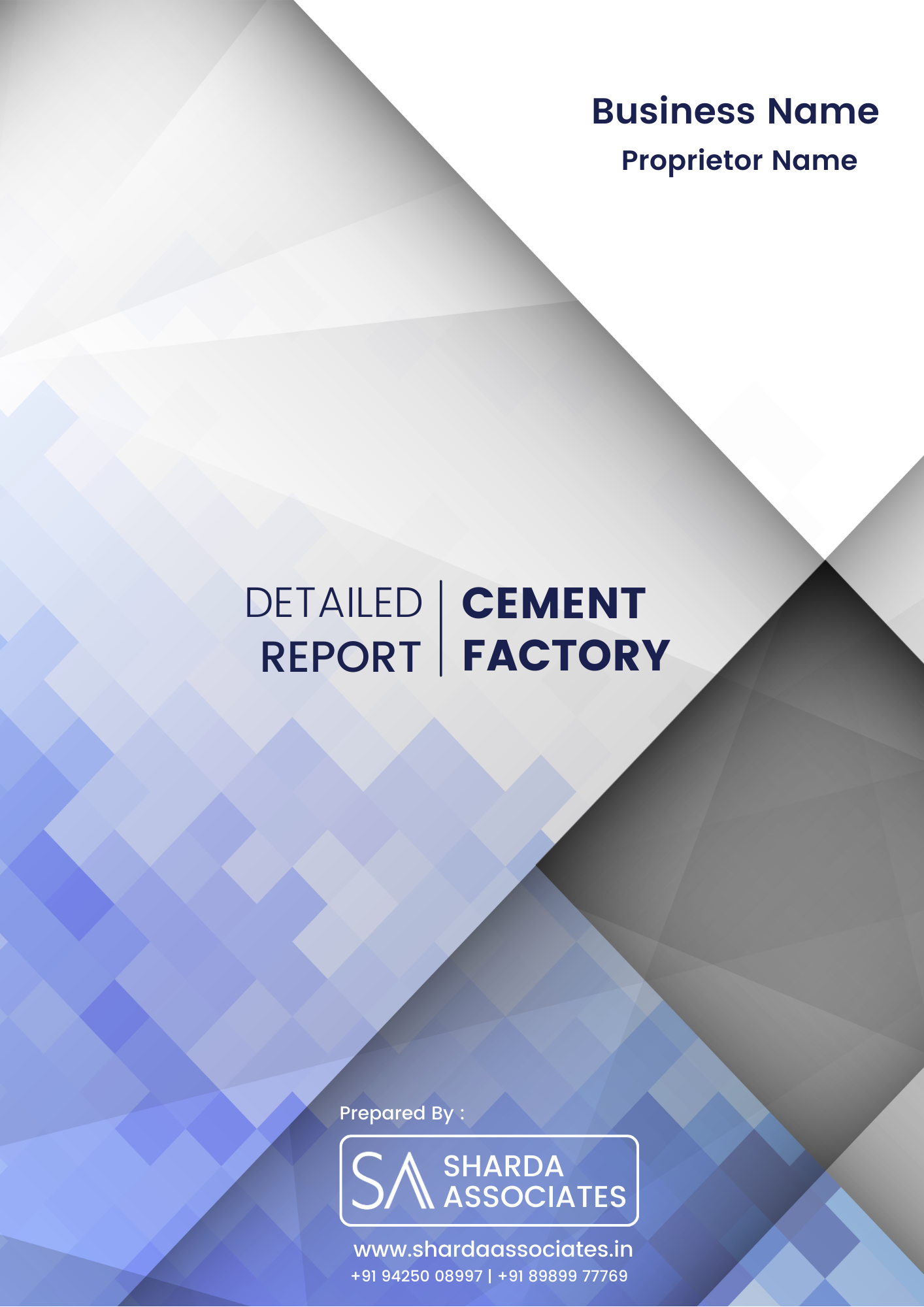 Detailed Report On Cement Factory​