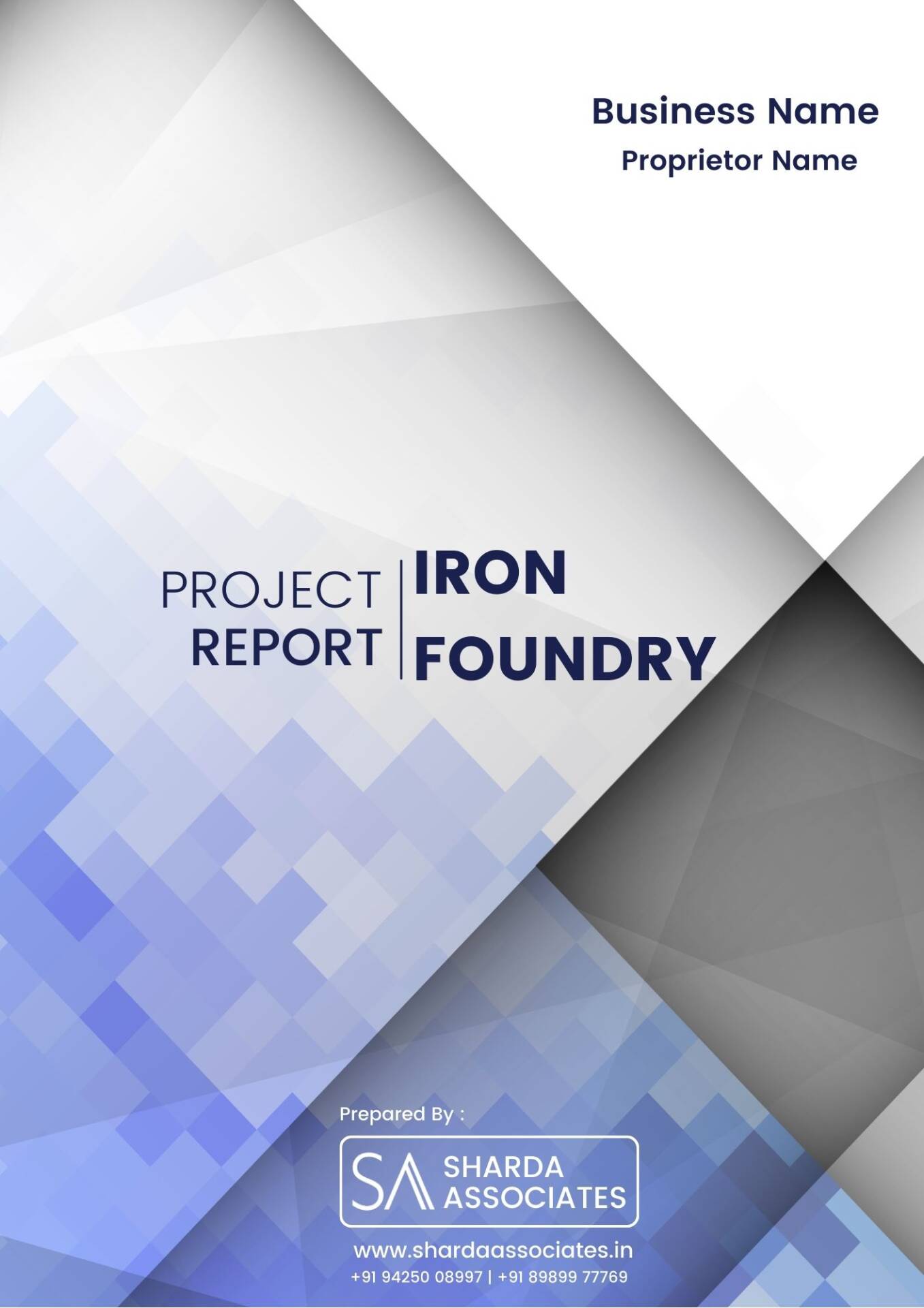 Feasibility Project Report For Iron foundry​
