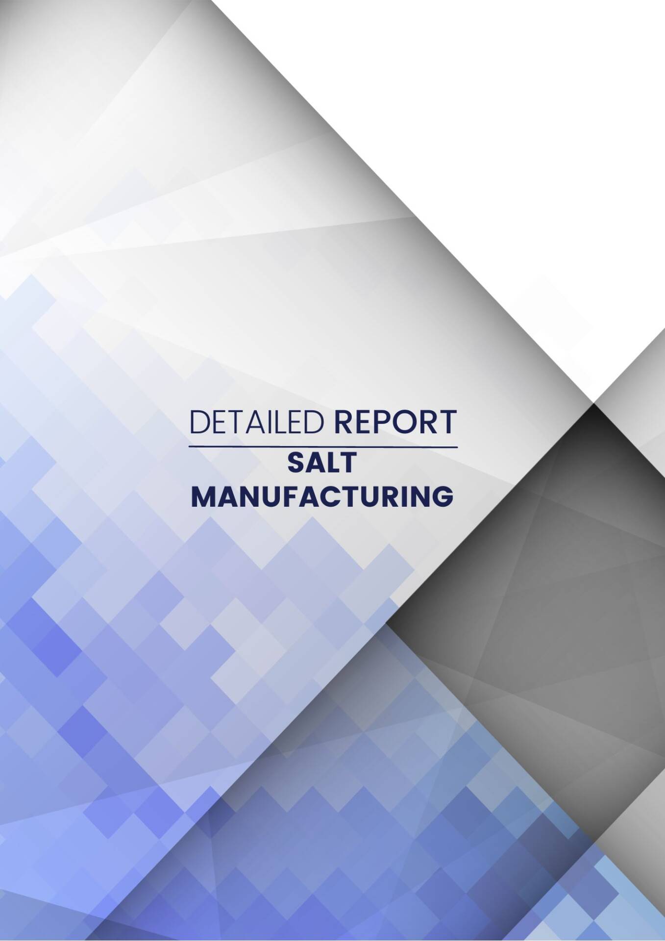 Salt Manufacturing
