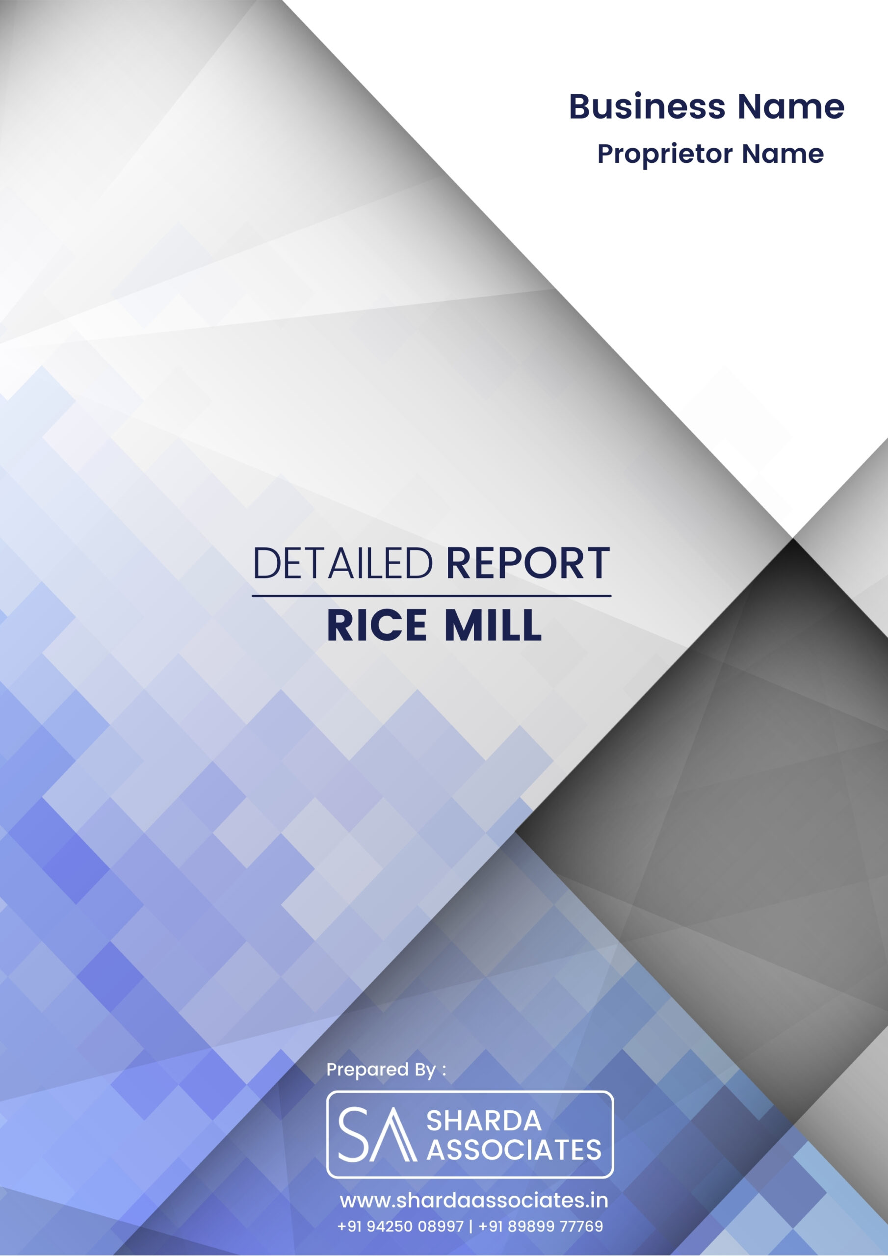 Detailed Report On Rice Mill