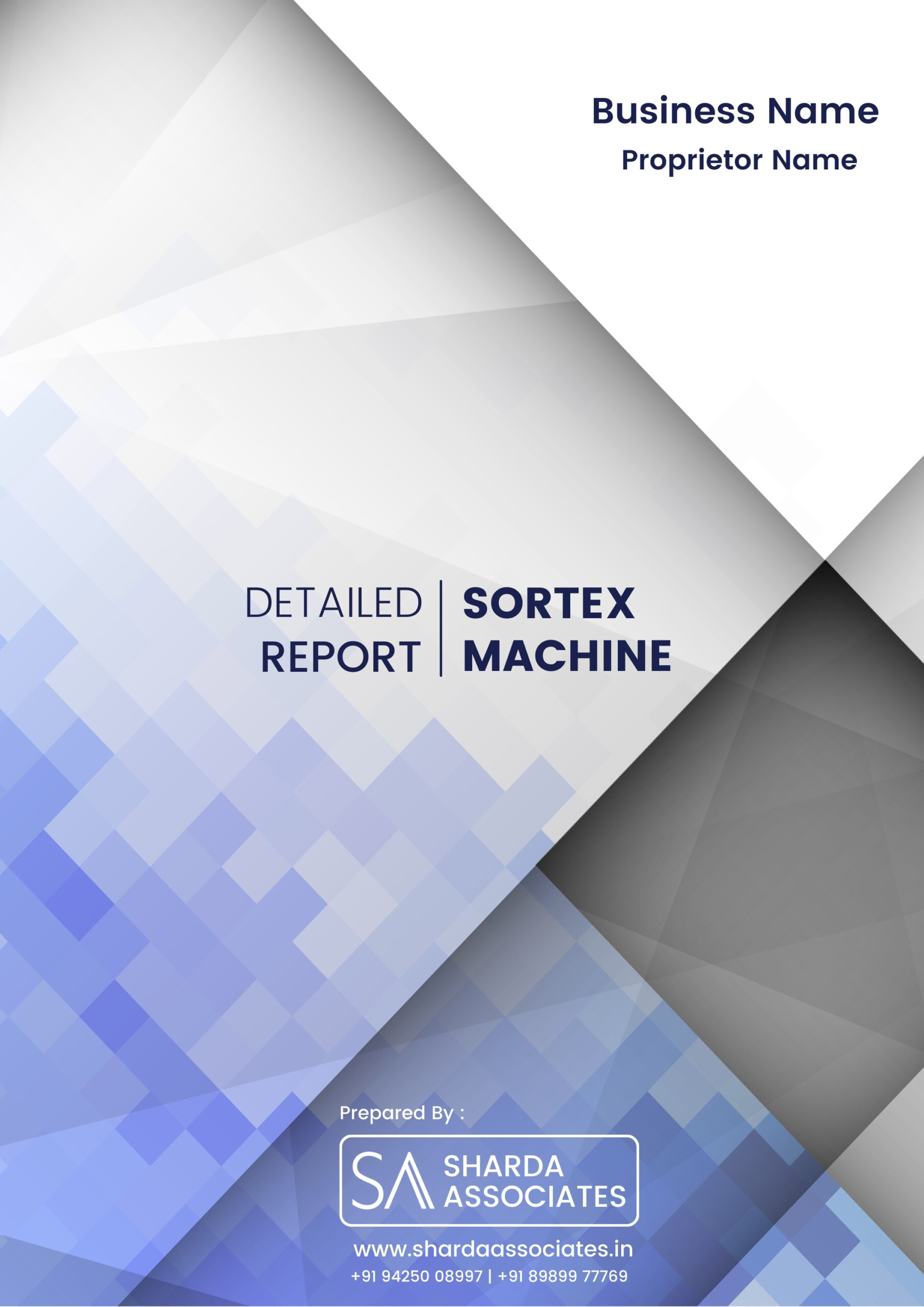 Detailed Report On Sortex Machine