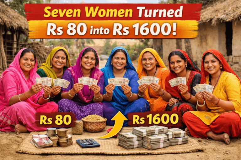 Read more about the article How Seven Women Turned Rs 80 into Rs 1600 with Papad Business