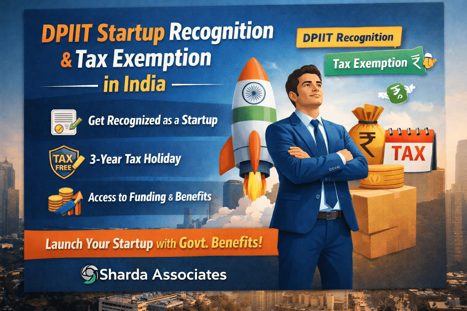 Read more about the article DPIIT Startup Recognition & Tax Exemption in India – Complete Guide 2026
