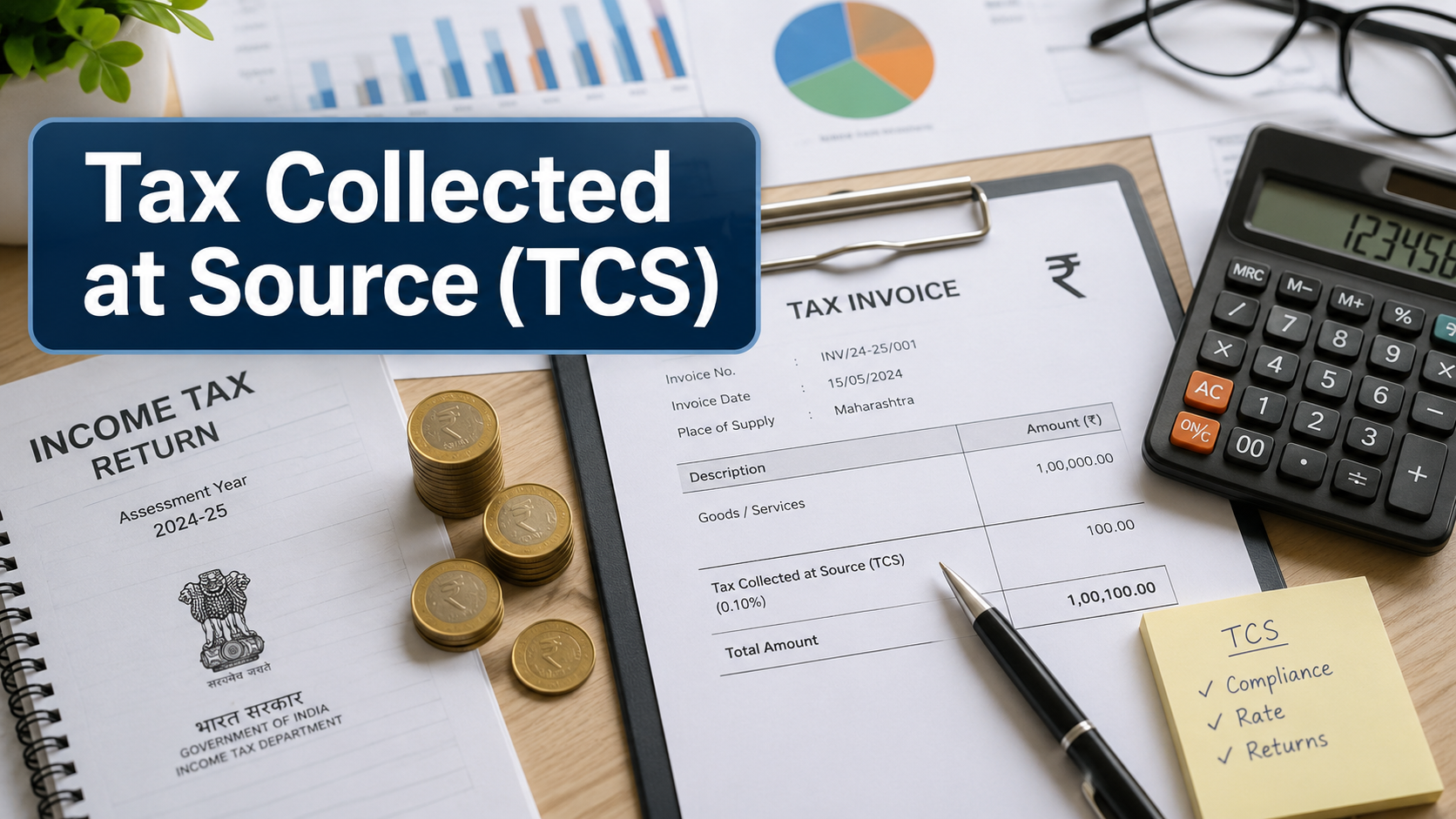 Tax Collected at Source 1 tax collected at source (TCS)