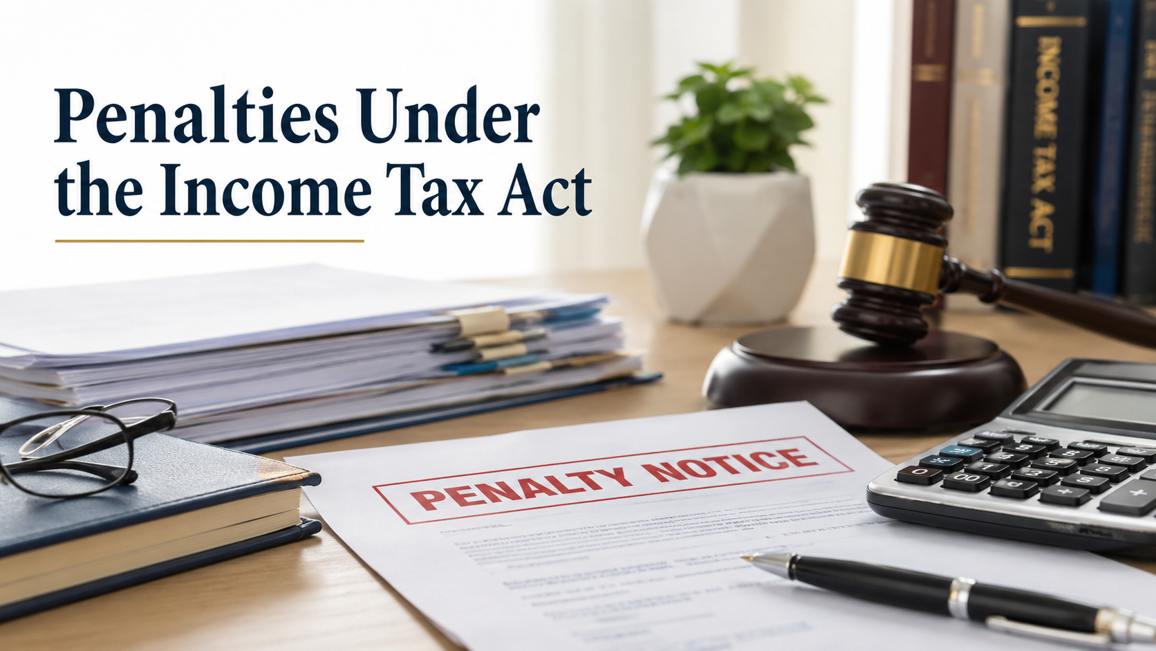 Penalties Under the Income Tax Act 1 PENALTIES UNDER THE INCOME TAX ACT