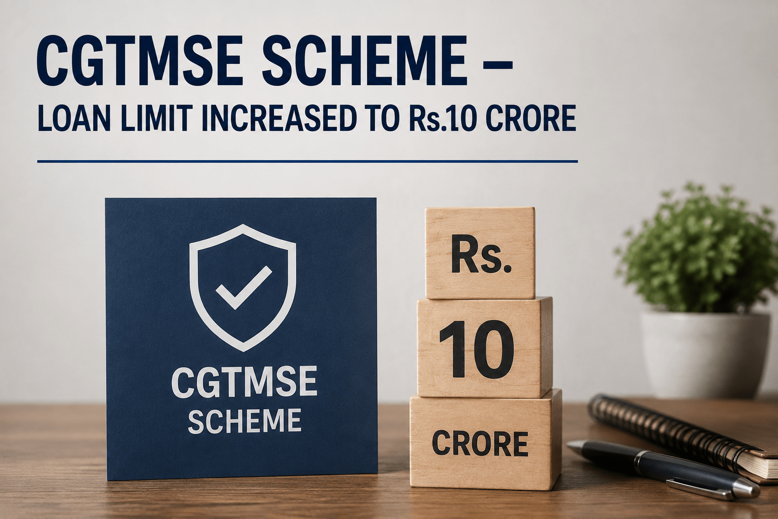 Read more about the article CGTMSE Scheme — Loan Limit Increased to Rs.10 Crore Complete Guide 2026