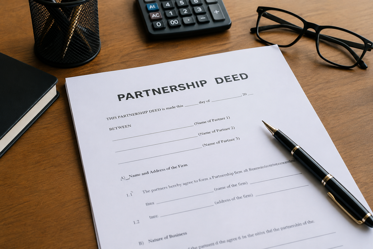 What is a Partnership Deed? 1 What is a Partnership Deed