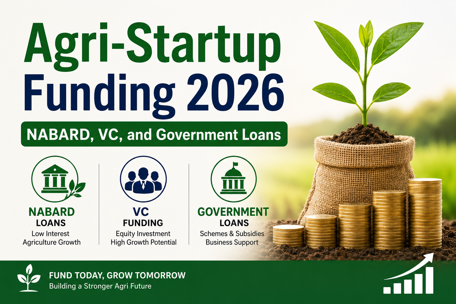 Read more about the article Agri-Startup Funding 2026: NABARD, VC, and Government Loans: Complete Guide
