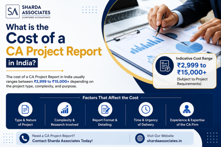 Read more about the article What is the cost of a CA project report in India? Complete Guide 2026