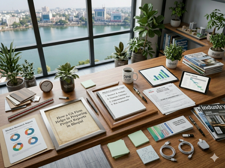 Read more about the article How a CA Firm Helps in Preparing Project Reports in Bhopal — Complete Guide