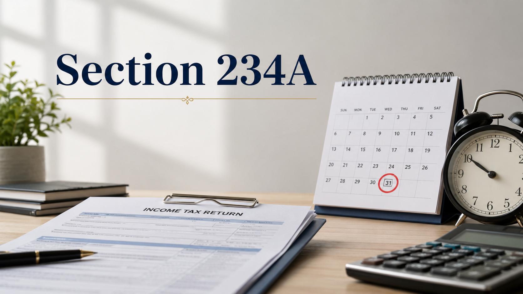 What is Section 234A? 1 WHAT IS SECTION 234a