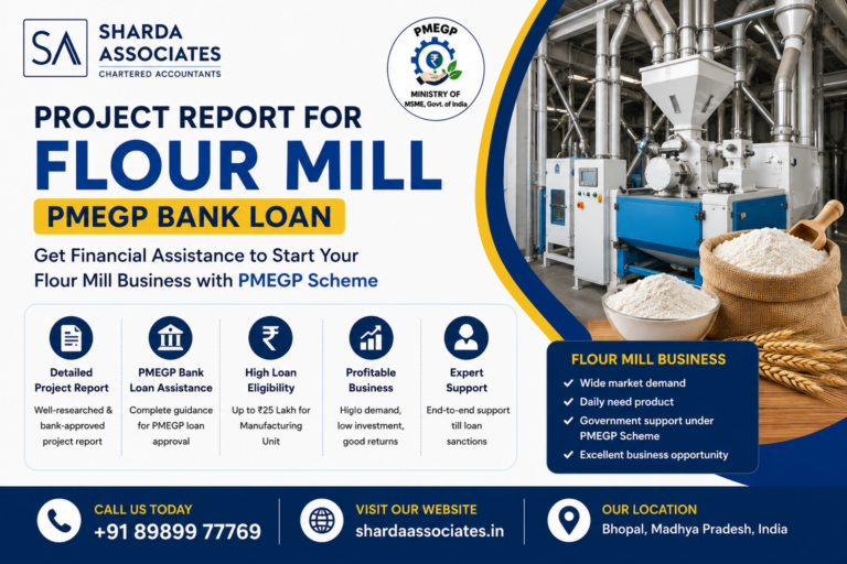 Read more about the article Project Report for Flour Mill PMEGP Bank Loan — Complete Guide 2026