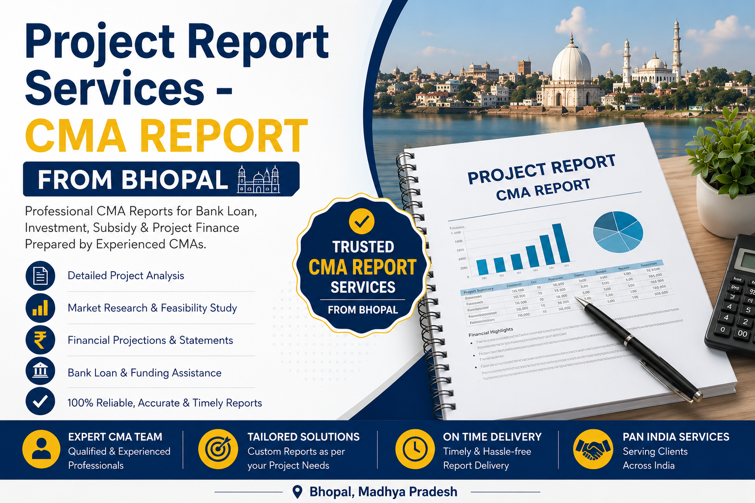 CMA Report Services from Bhopal