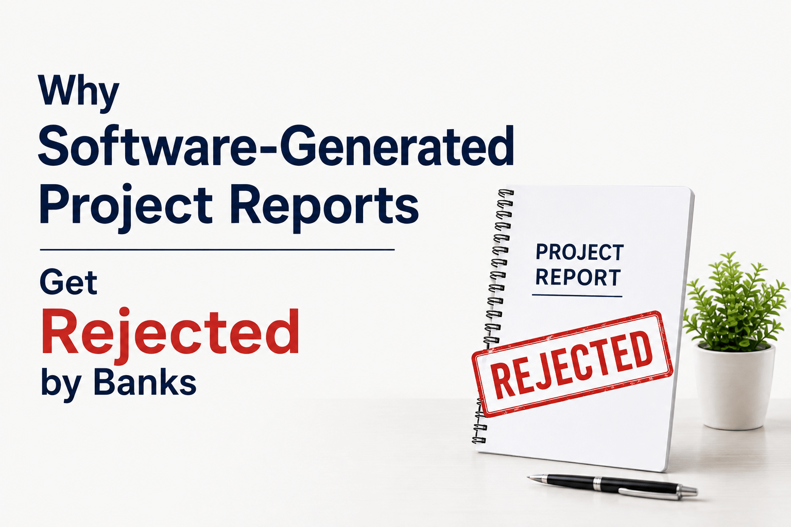 Read more about the article Why Software-Generated Project Reports Get Rejected by Banks