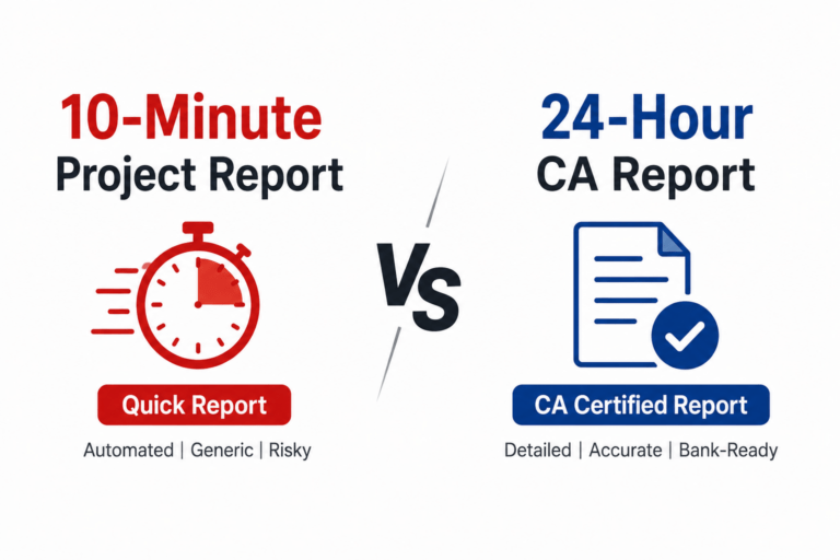 10-Minute Project Report vs 24-Hour CA Report |