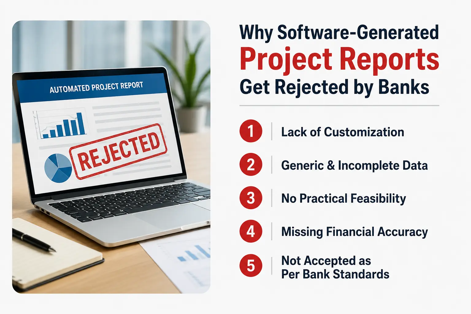 Why Software-Generated Project Reports Get Rejected by Banks