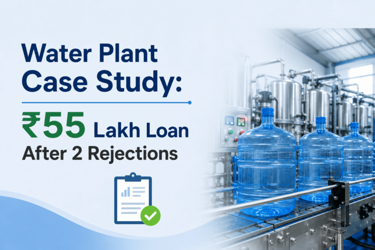 Water Plant Case Study: ₹55 Lakh Loan After 2 Rejections