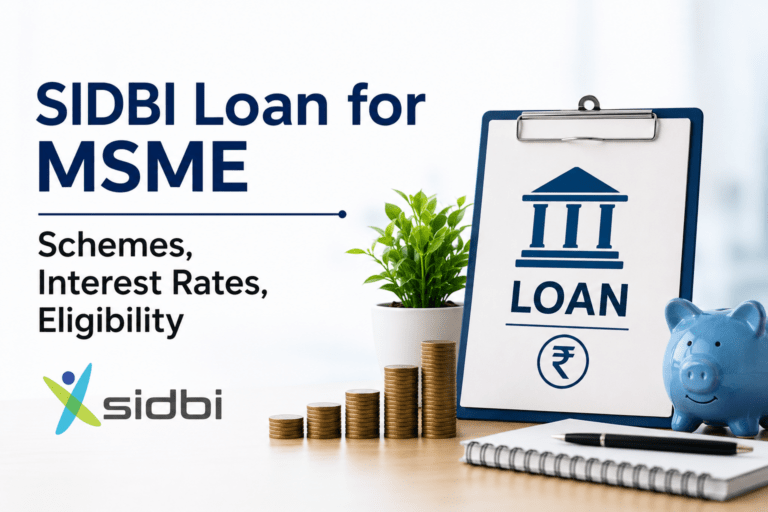 SIDBI Loan for MSME Schemes, Interest Rates, Eligibility