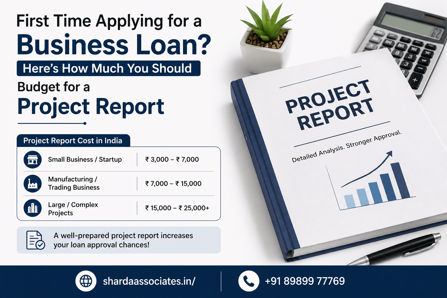 Read more about the article First Time Applying for a Business Loan? Here’s How Much You Should Budget for a Project Report