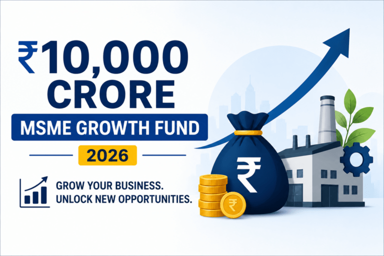 ₹10,000 Crore MSME Growth Fund What It Is and How Your Business Can Benefit