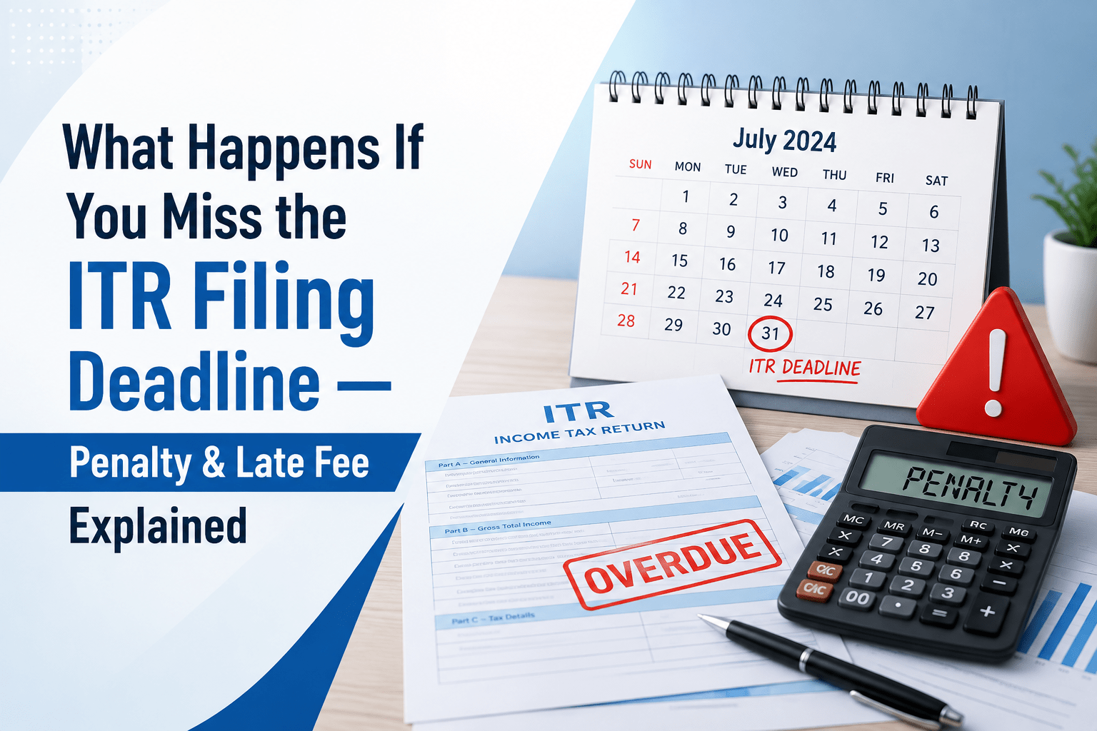 What Happens If You Miss the ITR Filing Deadline — Penalty & Late Fee Explained