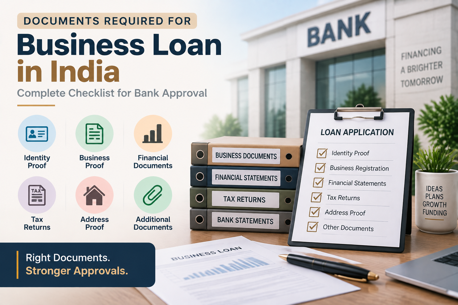 Documents Required for Business Loan in India: Complete Checklist for Bank Approval 