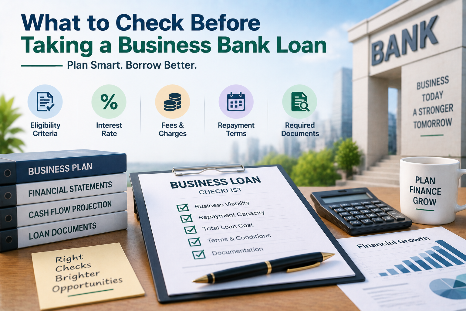 What to Check Before Taking a Business Bank Loan