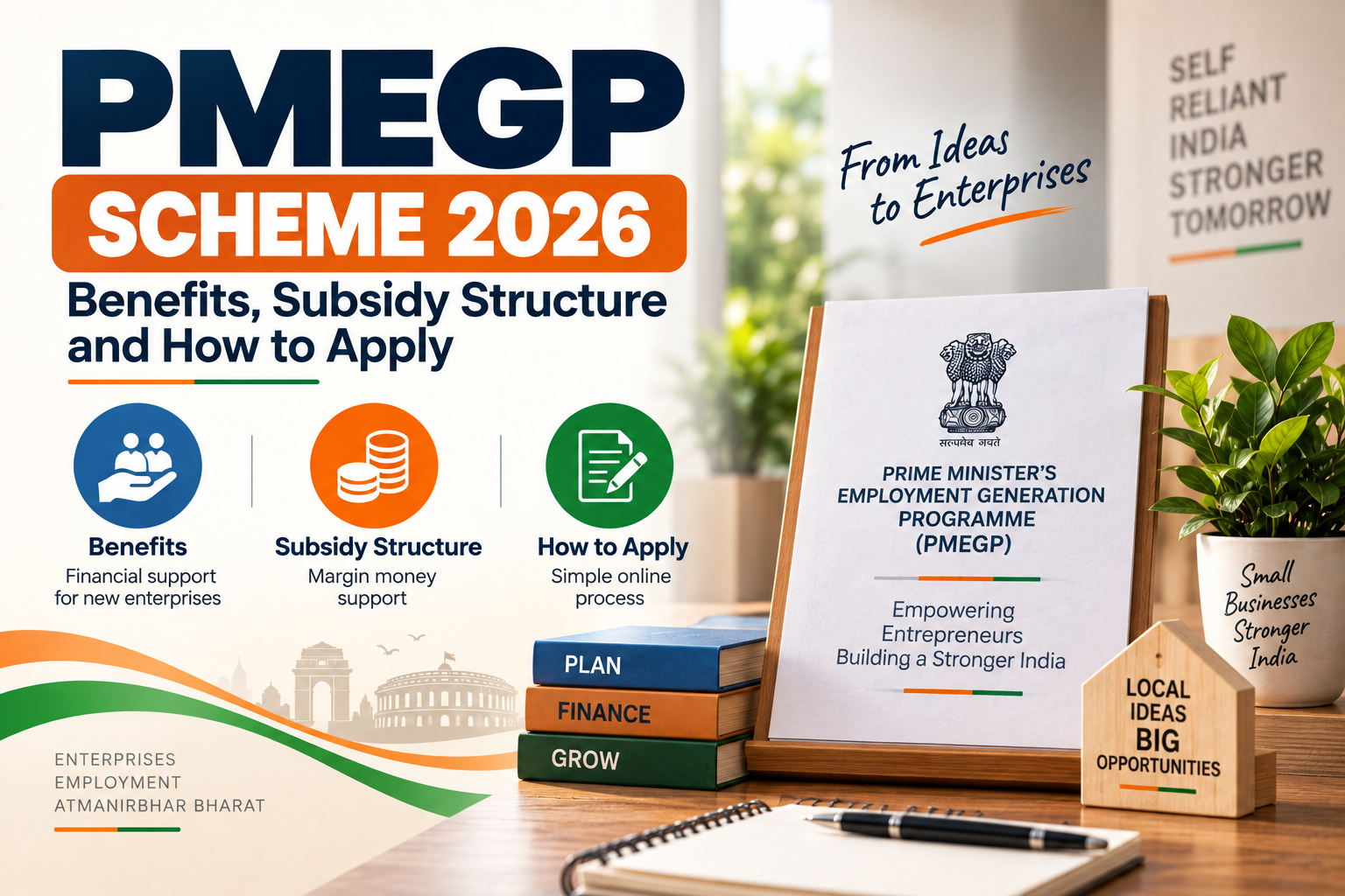 PMEGP Scheme 2026: Benefits, Subsidy Structure and How to Apply