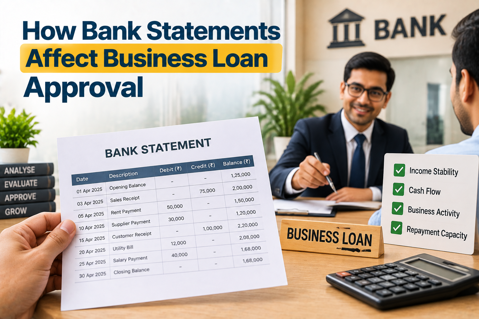 How Bank Statements Affect Business Loan Approval