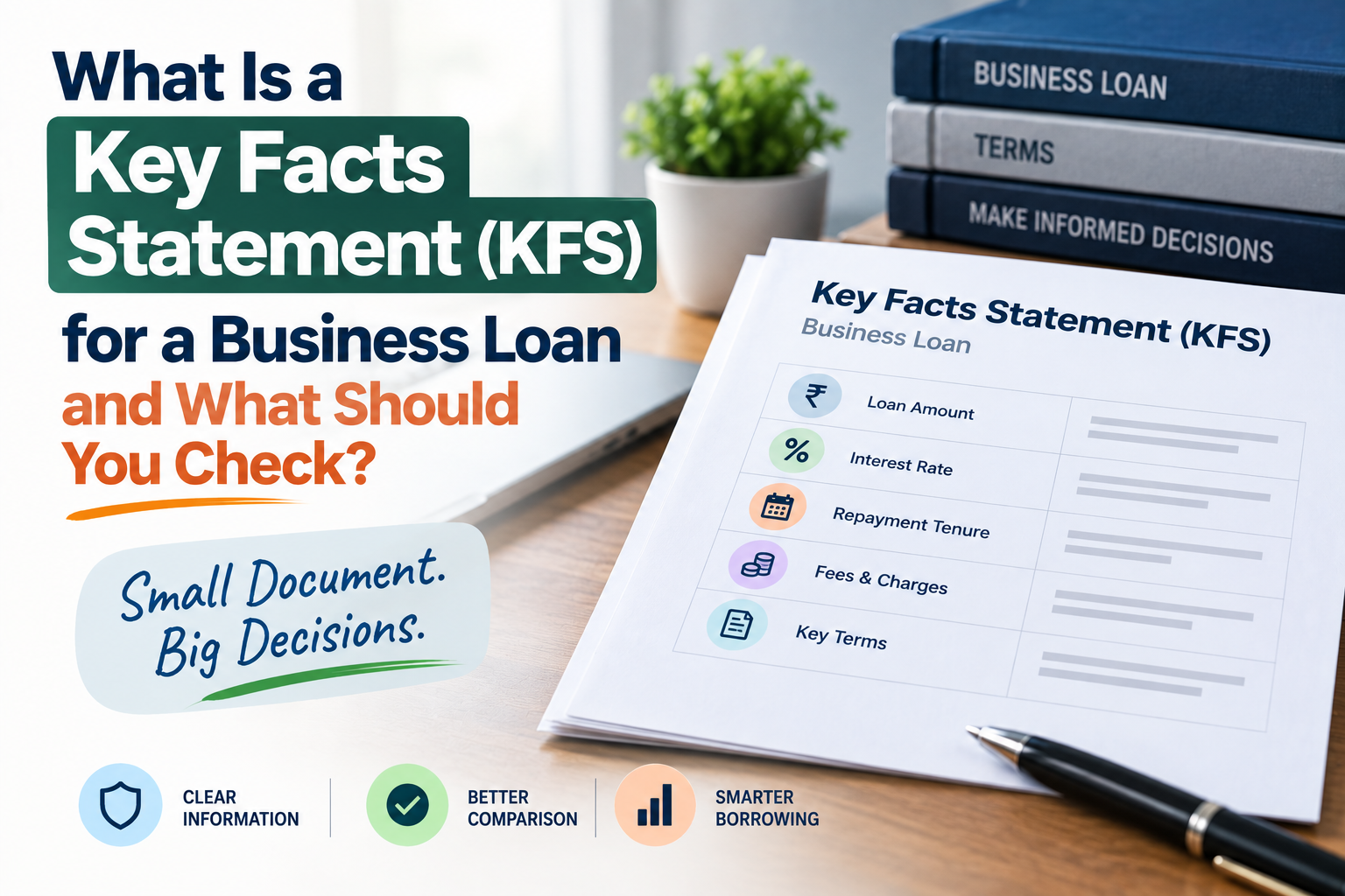 What Is a Key Facts Statement (KFS) for a Business Loan and What Should You Check?