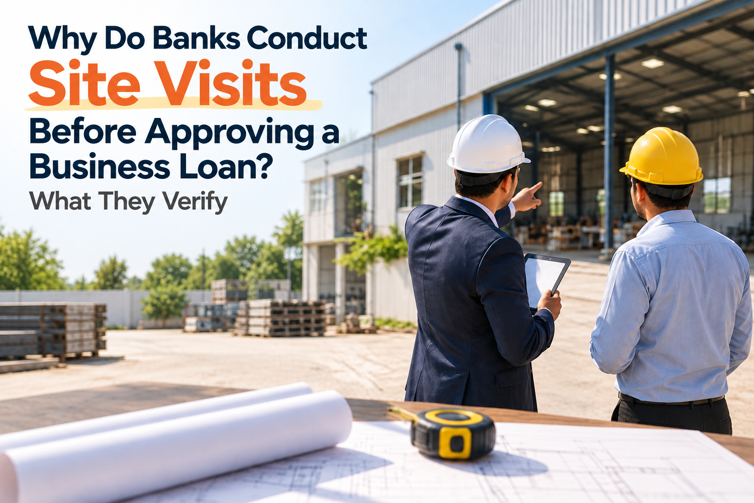 Why Do Banks Conduct Site Visits Before Approving a Business Loan? What They Verify