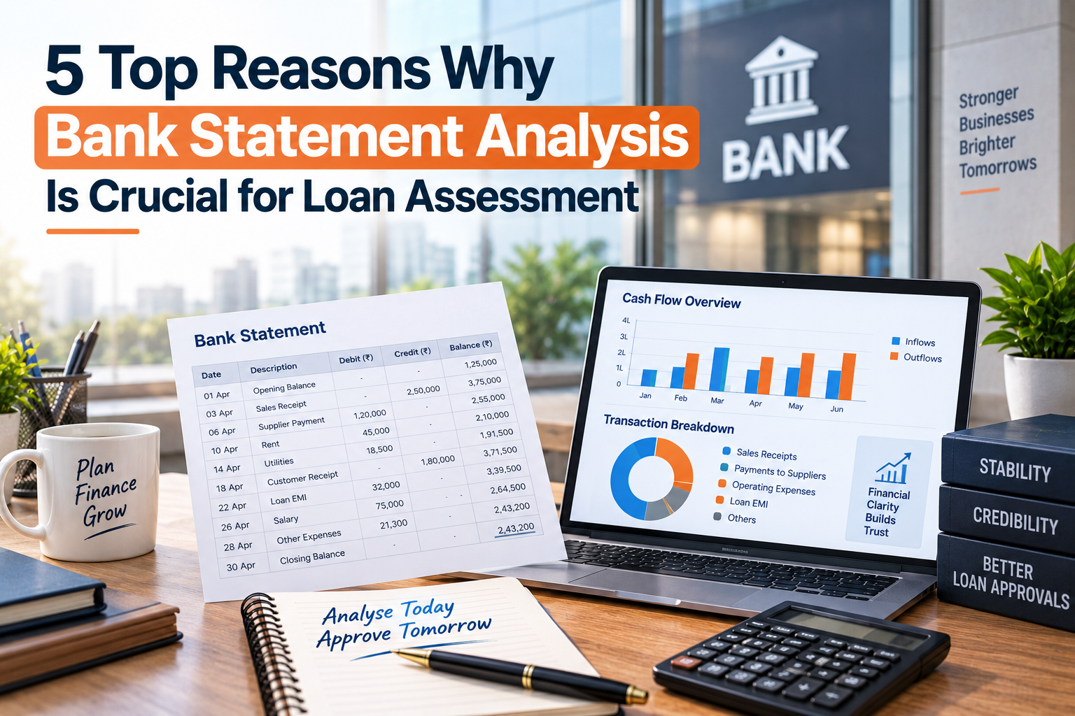 5 Top Reasons Why Bank Statement Analysis Is Crucial for Loan Assessment