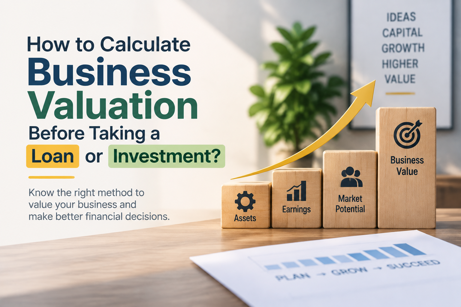 How to Calculate Business Valuation Before Taking a Loan or Investment?