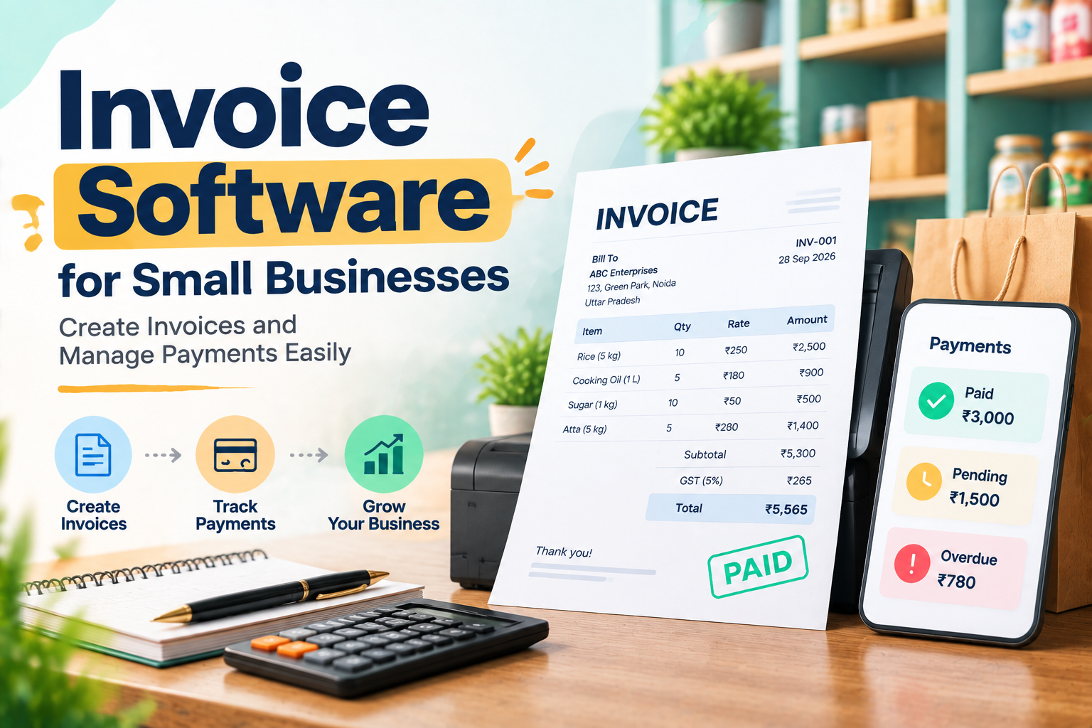 Invoice Software for Small Businesses: Create Invoices and Manage Payments Easily