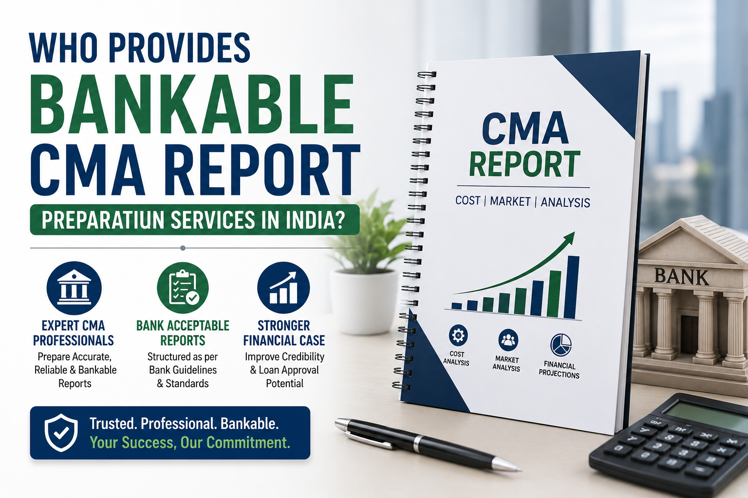 Who Provides Bankable CMA Report Preparation Services in India?