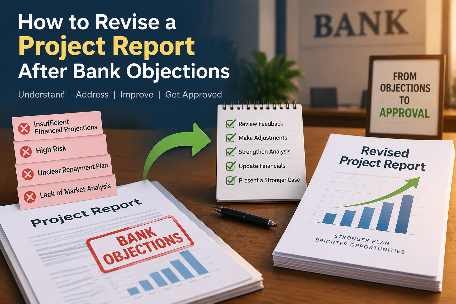 How to Revise a Project Report After Bank Objections