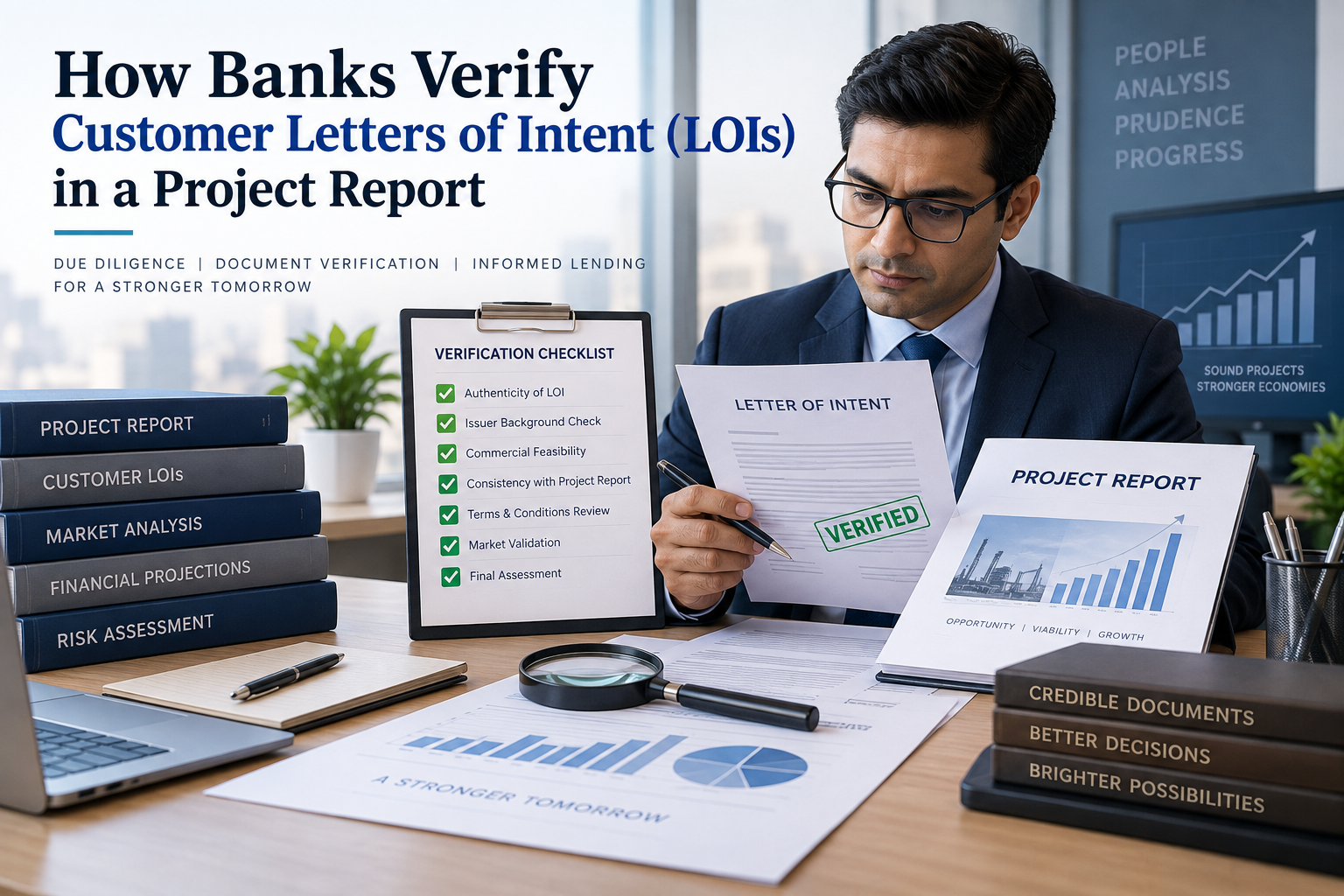 Read more about the article How Banks Verify Customer Letters of Intent (LOIs) in a Project Report