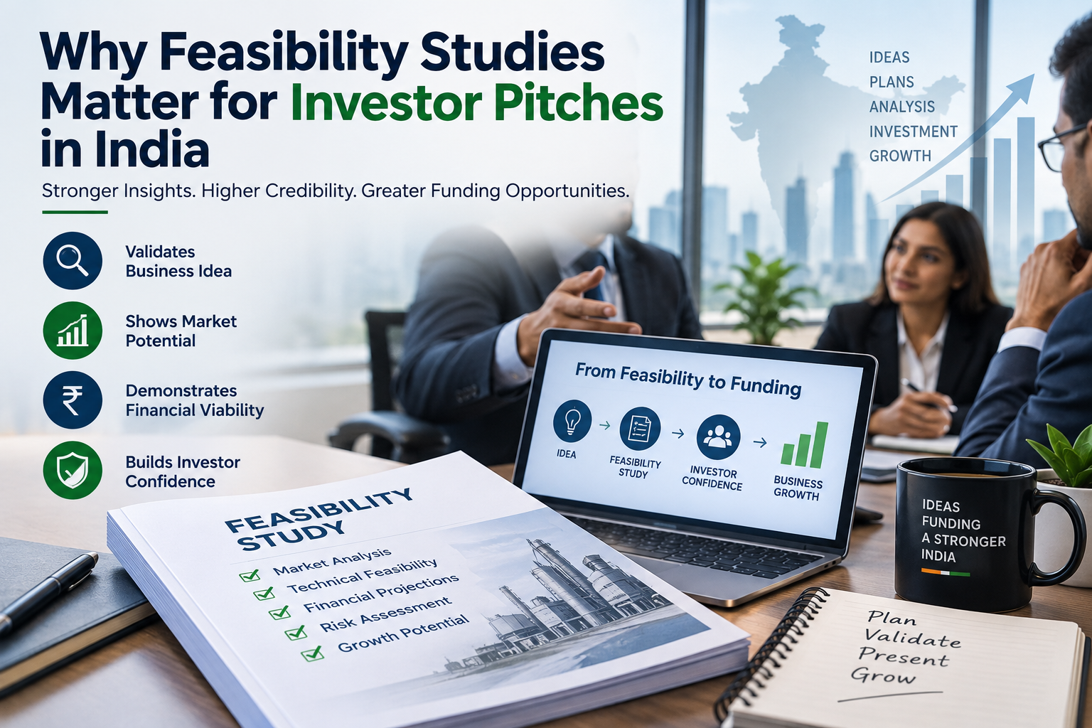 Why Feasibility Studies Matter for Investor Pitches in India