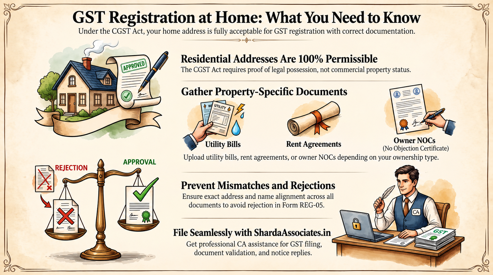 Can You Use a Residential Address for GST Registration