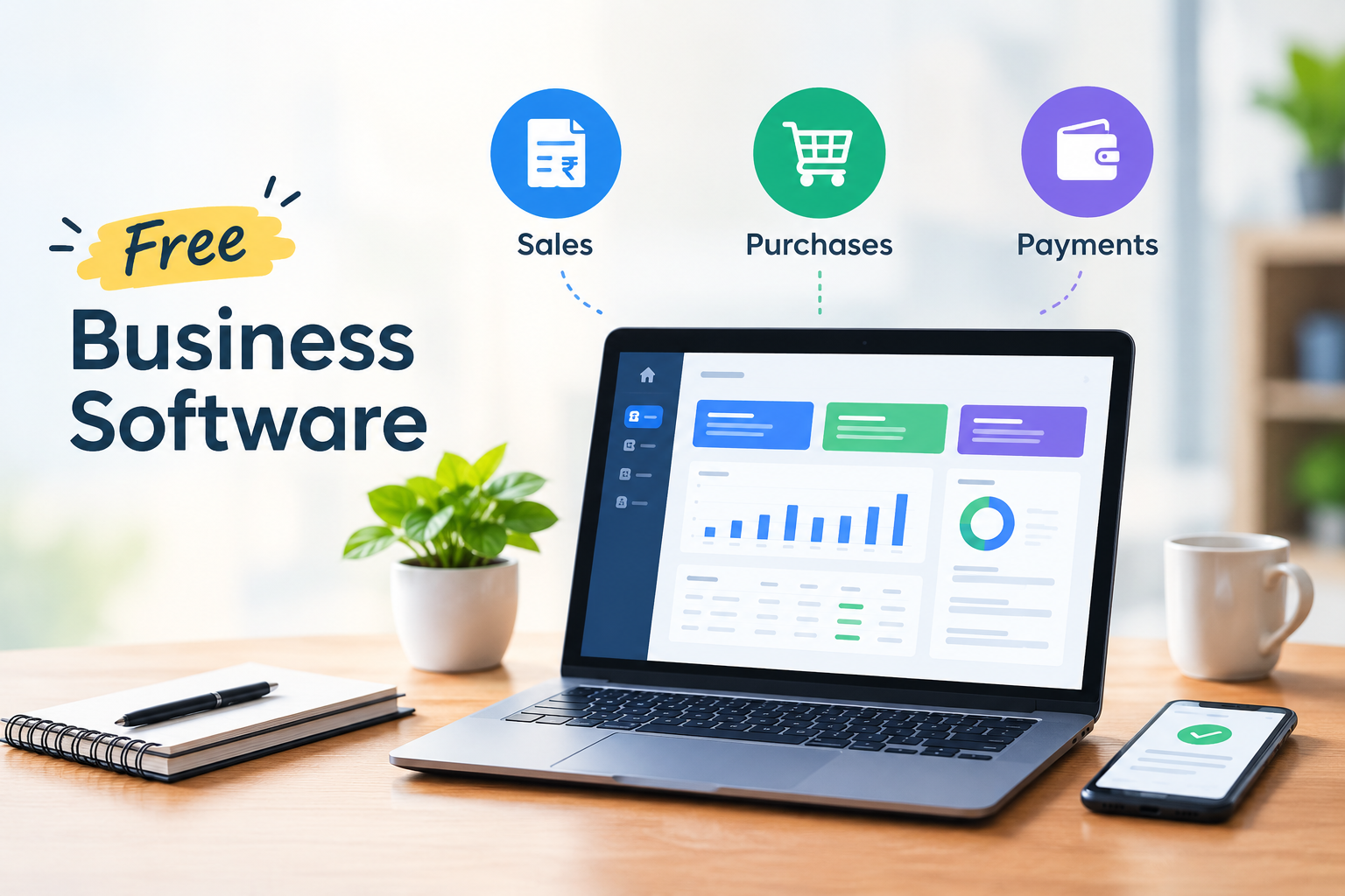 Free Software to Manage Business Sales, Purchases, and Payments