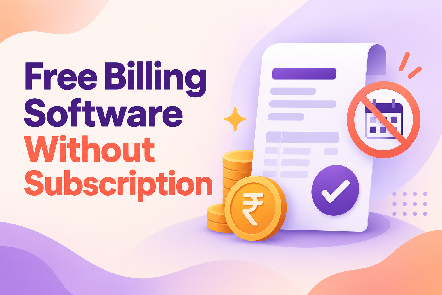Free Billing Software Without Subscription