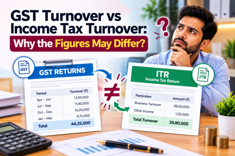 GST Turnover vs Income Tax Turnover
